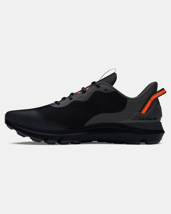 Unisex UA Sonic Trail Running Shoes in Black image number 1